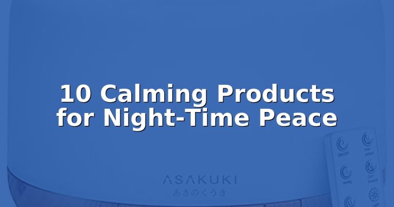 Anxious before sleep?