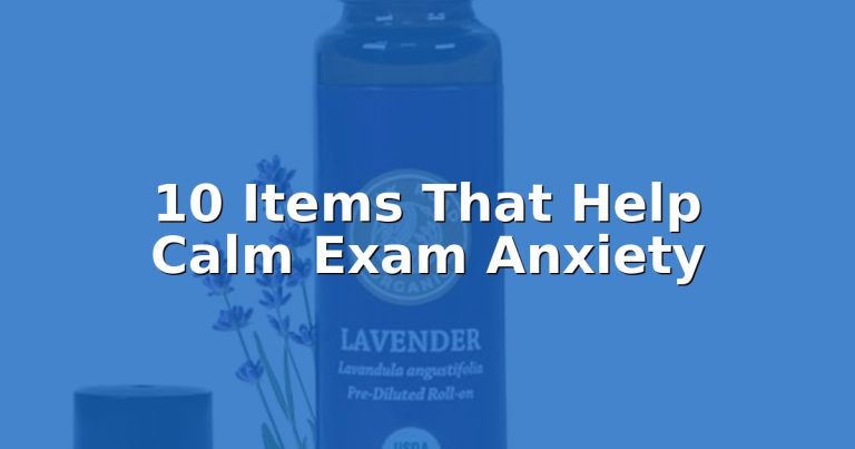 Nervous before exams?