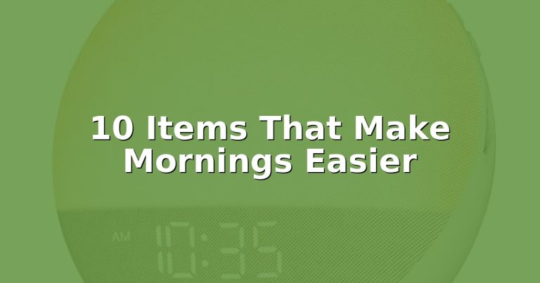 Need a productive morning routine?