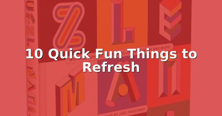 Bored during study breaks?