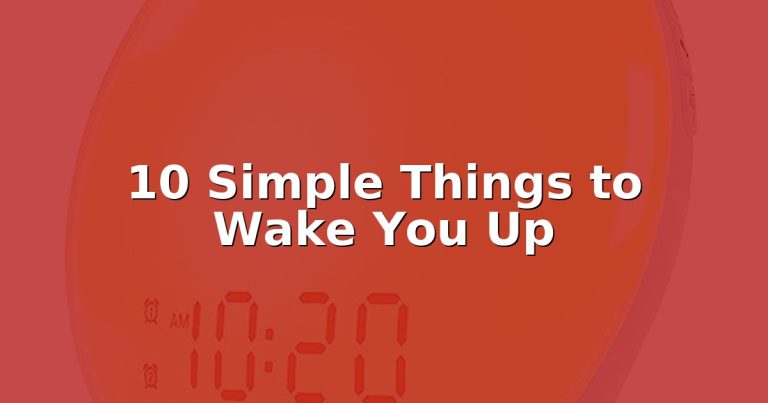 Can’t get going in the morning?