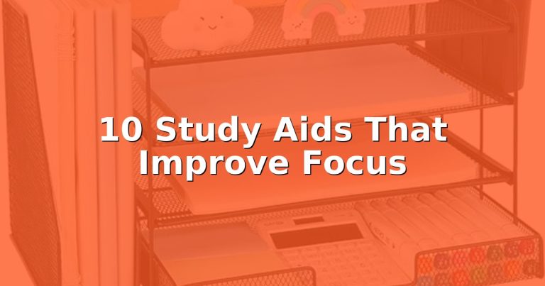 Hard to study? These things make it easier