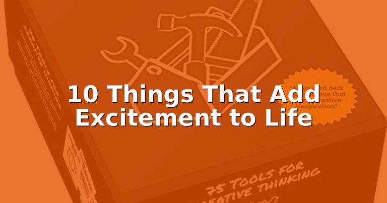 Tired of same routine?