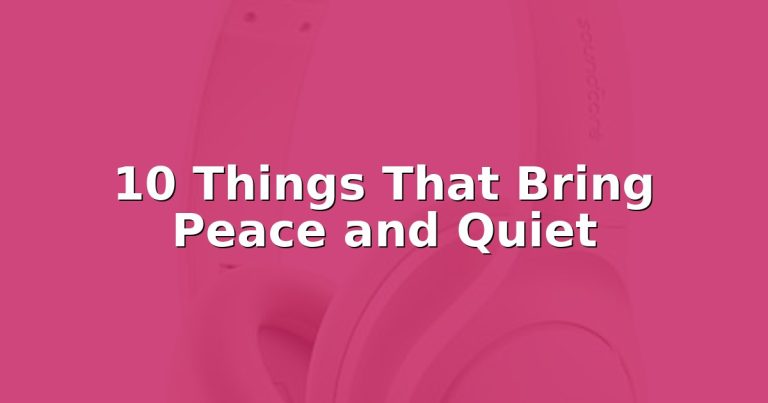 Too much noise around?