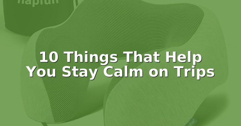 Nervous while traveling?