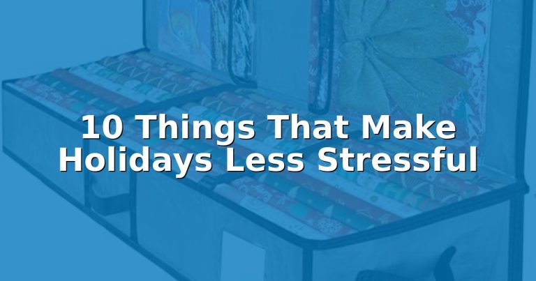 Holiday season overwhelming you?